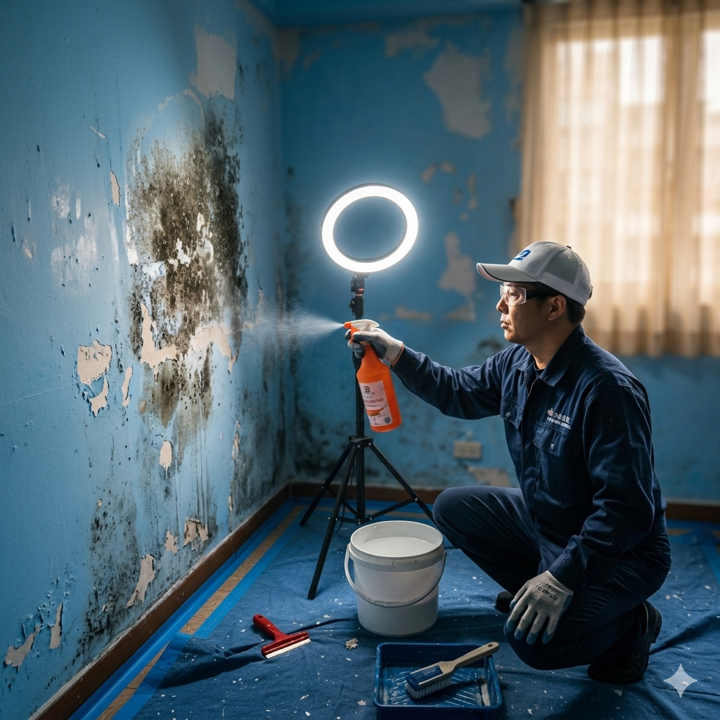 【壁癌根治全紀錄】牆壁掉粉、起泡？粉刷專家教你徹底擺脫「房子癌症」的四道防線！